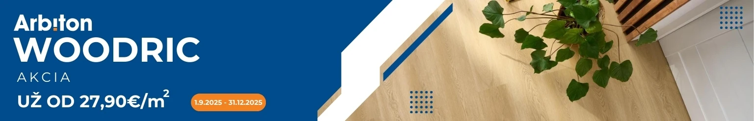 Minerlna kompozitn podlaha Arbiton WOODRIC v akciovej cenne u od 27,90 /m²