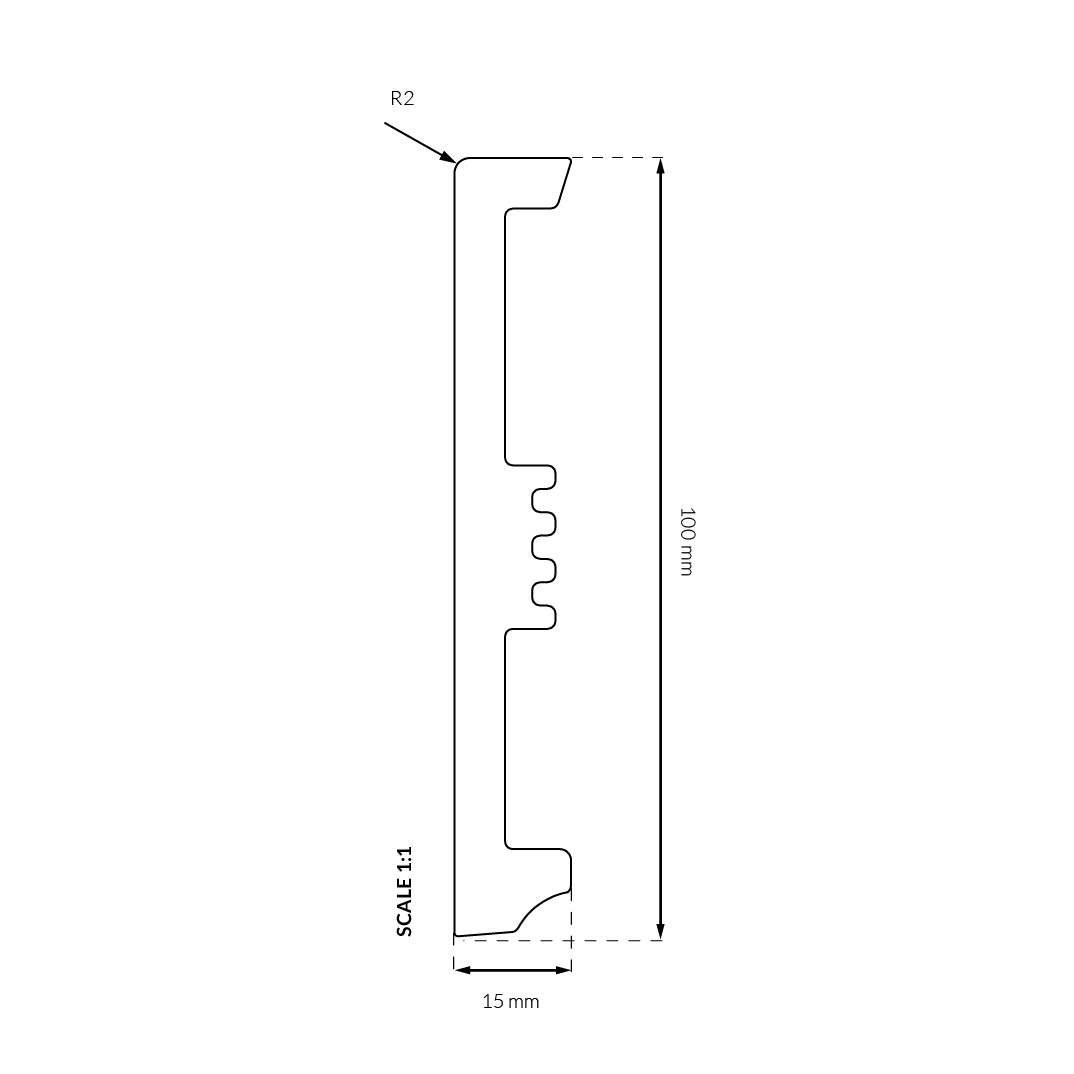 LISTA STIQ XL STX 110 biela