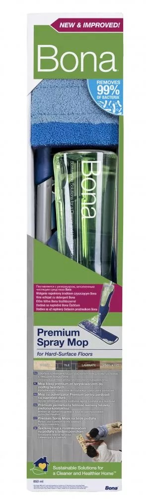 BONA SPRAY MOP + CISTIC NA LAMINATOVU PODLAHU A DLAZBU 4L ZADARMO