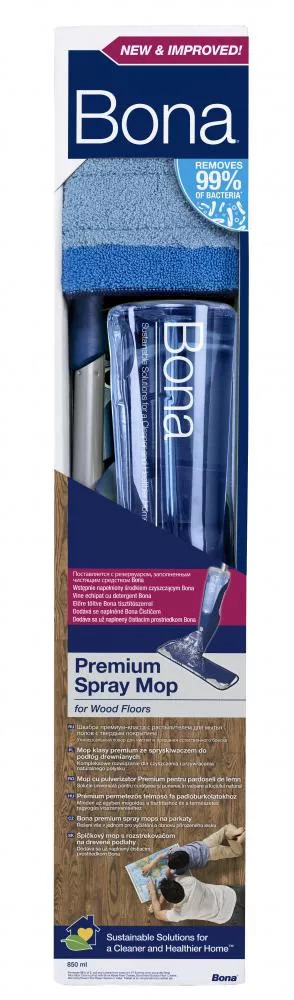 BONA SPRAY MOP + CISTIC NA DREVENE PODLAHY 4L ZADARMO