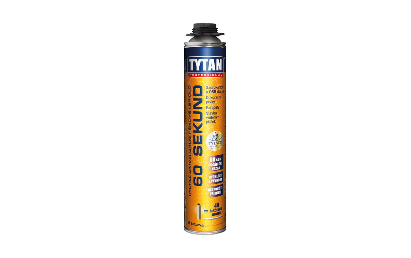 TYTAN 60 sekund – penové PU lepidlo 750ML
