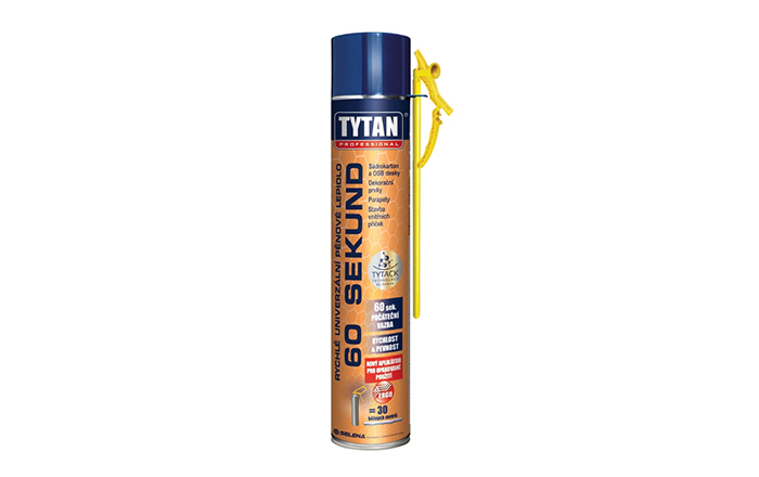 TYTAN 60 sekund – penové PU lepidlo 750ML - trubičkové
